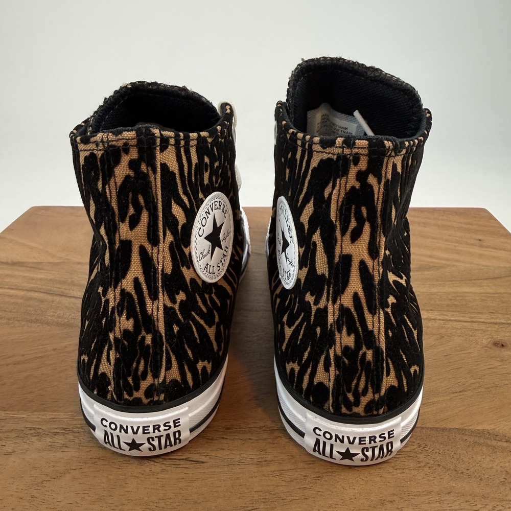 New Womens Converse Chuck Taylor All Star Hi Leopard Sneaker Shoe Size 5.5 M NIB - Picture 6 of 8